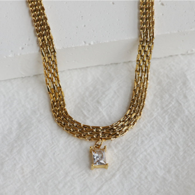 18K Gold-Filled Pendant Necklace