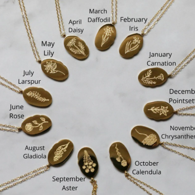 Shop online from our collections Birth Month Necklace