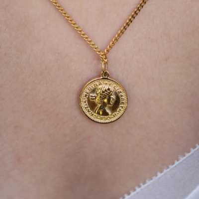 Order Now Coin Medallion Necklace  