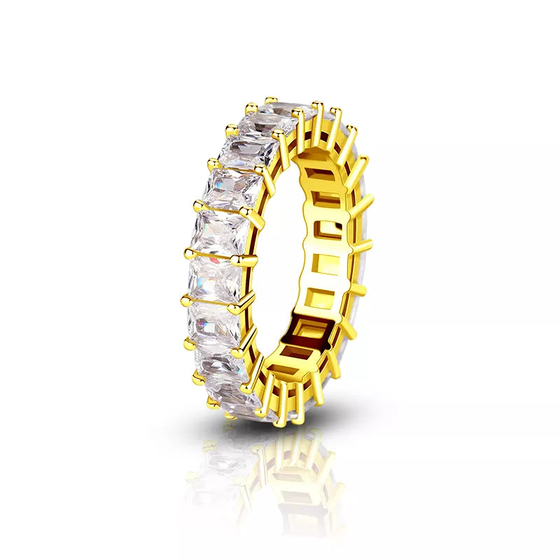 Buy Zirconia Pave Rings Online | Cz Eternity Band Ring - Jewelvers