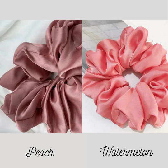 Large Satin Silk Scrunchie