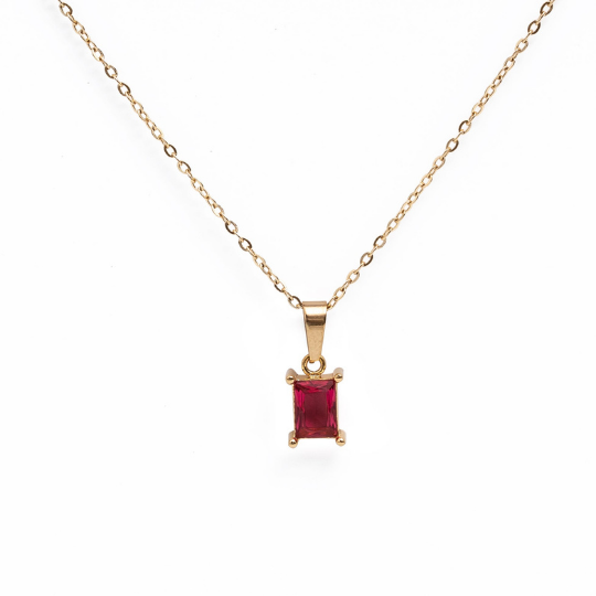 Red stone Necklace For Women