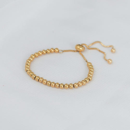 Gold Bead Bracelet