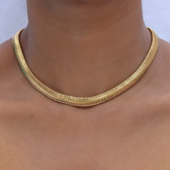 Shop Now Thick Herringbone Necklace.