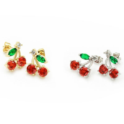 Double Cherry Earrings