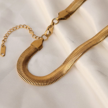 Shop Now Thick Herringbone Necklace.