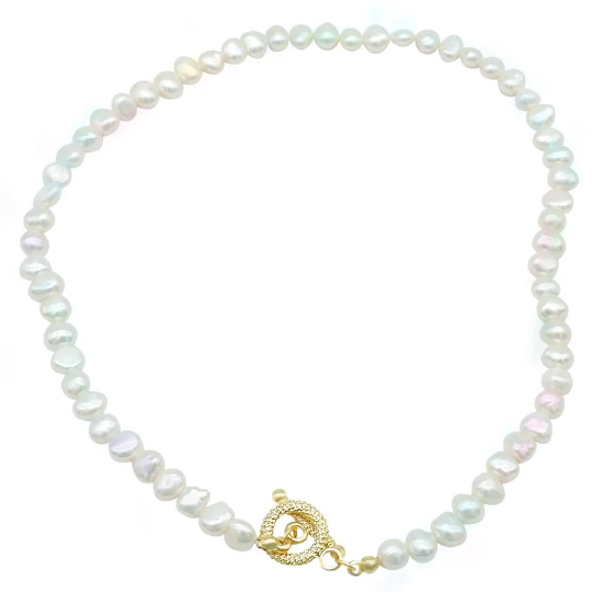 Shop This OT Pearl choker.