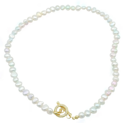 Shop This OT Pearl choker.