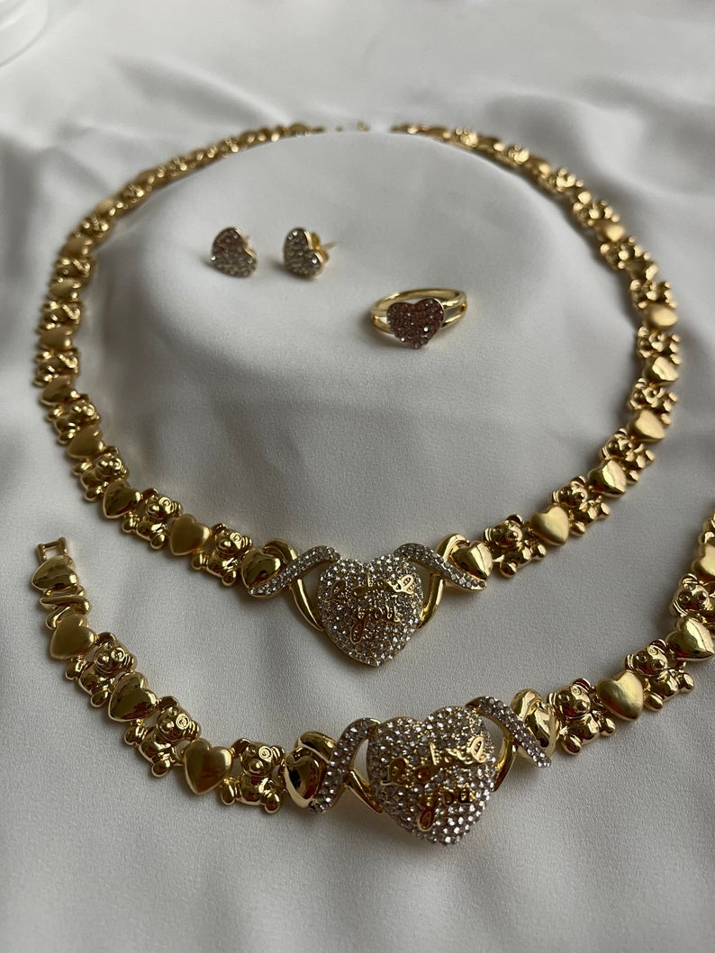 Teddy Bear Xo jewelry set