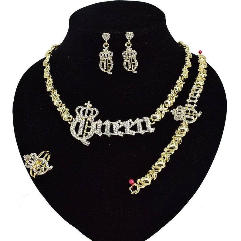 XO queen necklace set 