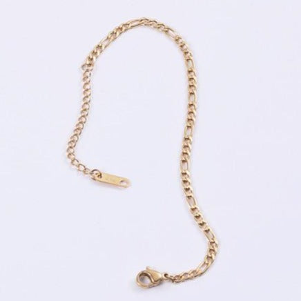 18K Gold-Filled Figaro Chain Bracelet