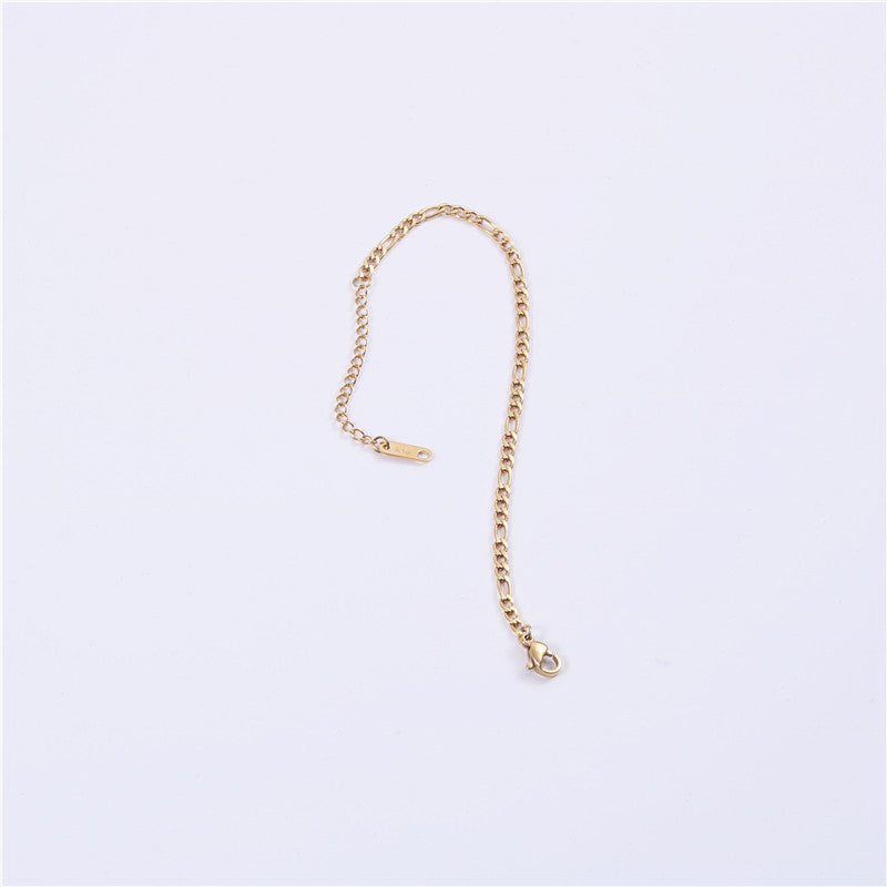 18K Gold-Filled Figaro Chain Bracelet