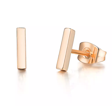 14K Gold-Filled Square Bar Stud