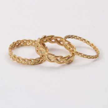  gold filled Braided Ring