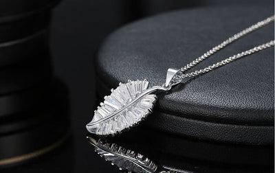 925 Sterling Silver Crystal Necklace
