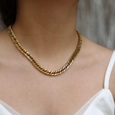 cuban link necklace FOR woman