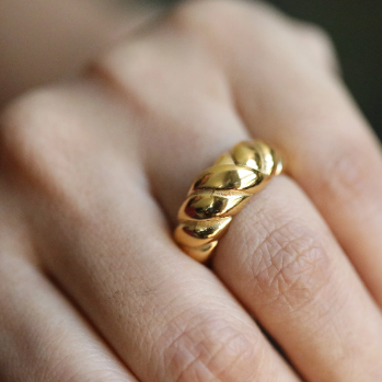 Twisted Dome Ring