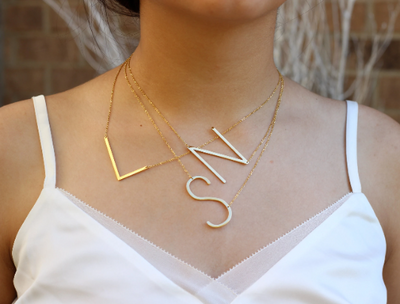 For sale  18k Gold Filled Personalized Name Necklace