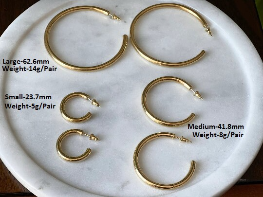 Have a Look at  18K Gold Filled Hoop Earrings 