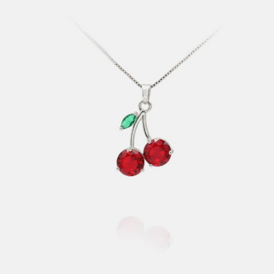 18k Gold Filled Cherry Necklace