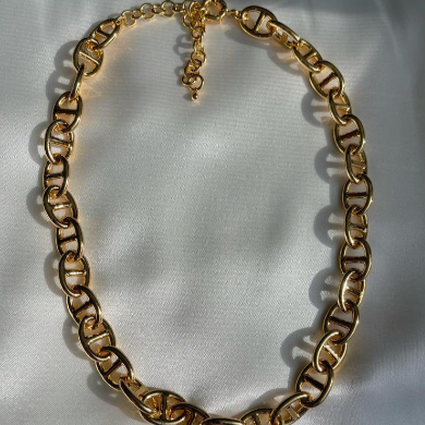 18K Gold-Filled Link Necklace