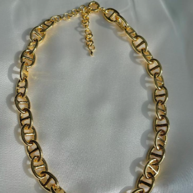 Gold Link Chain Necklace