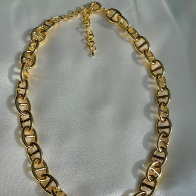 18K Gold-Filled Link Necklace