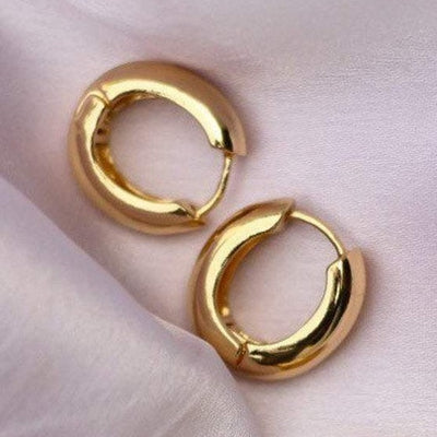 Shop Now Gold Filled Thick Hoops.