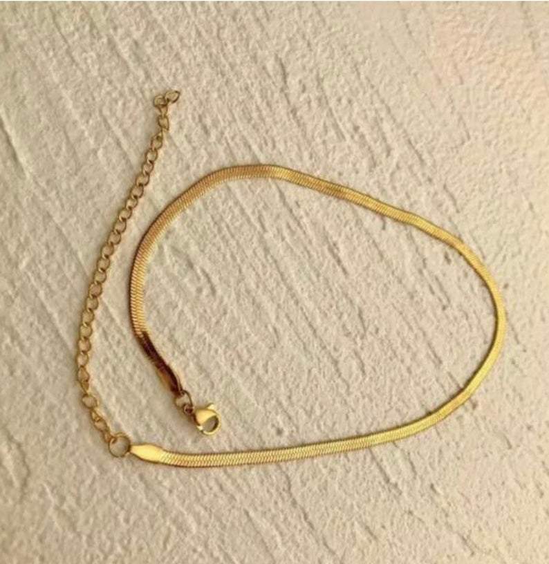 Order Now Best quality  Herringbone choker necklace 