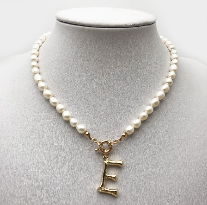 Shop This Personalized Pearl Necklace.