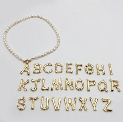 A-Z Letters Choker Pendant Necklace