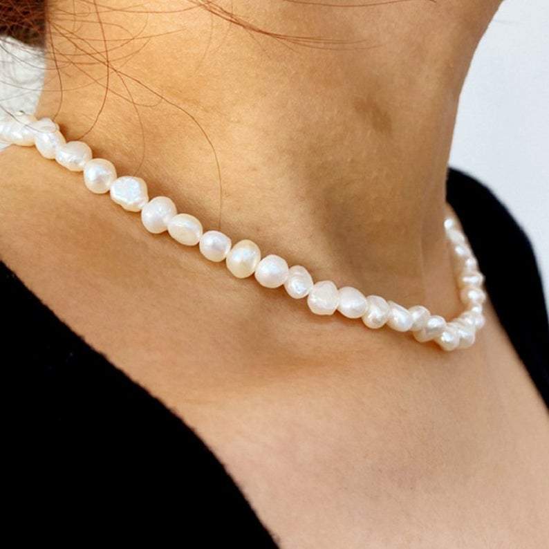 18K Baroque Pearl Necklace