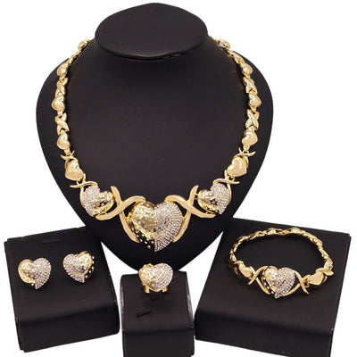 XO Heart Jewelry Set