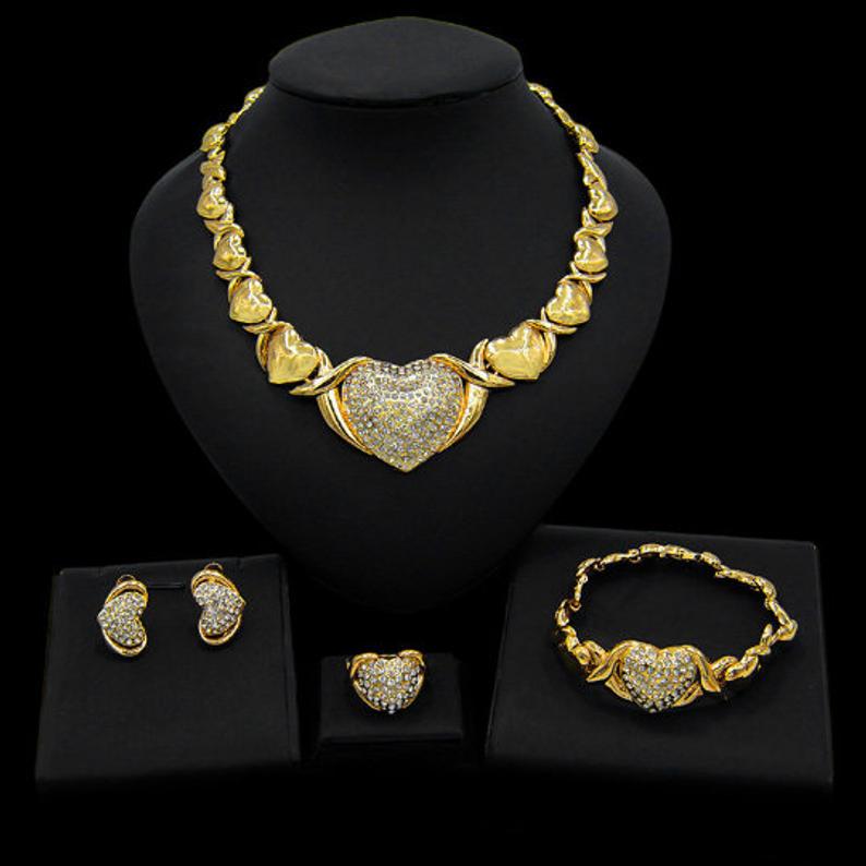 XO Heart Jewelry Set