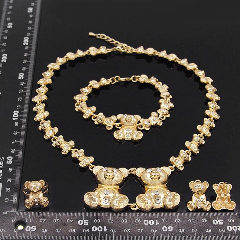 XO Teddy Jewelry Set