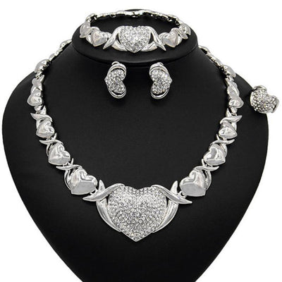 XO Heart Jewelry Set