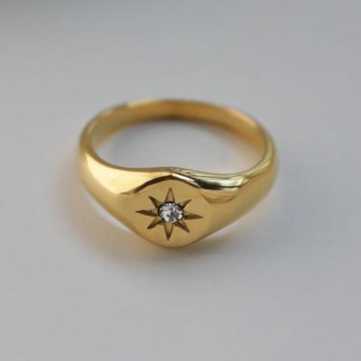  Diamond North Star Ring