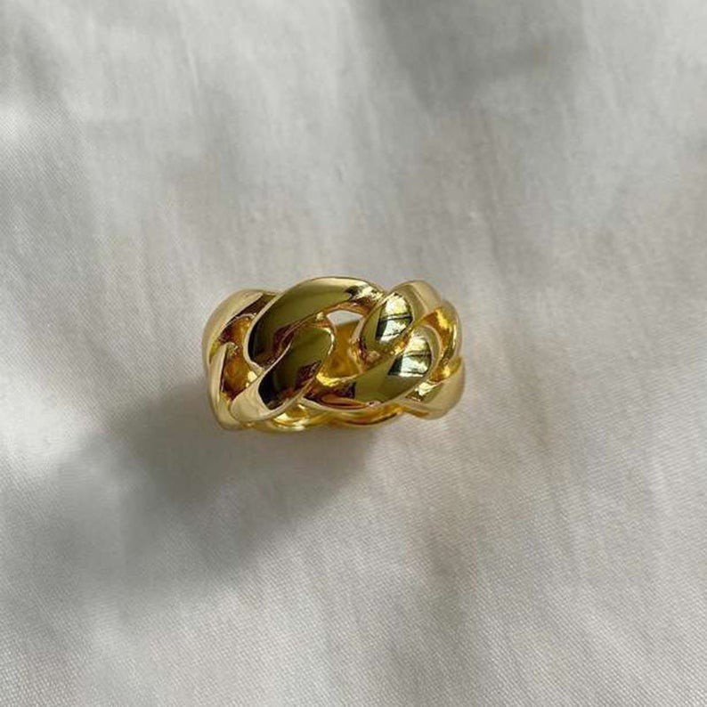 Gold filled Link Ring