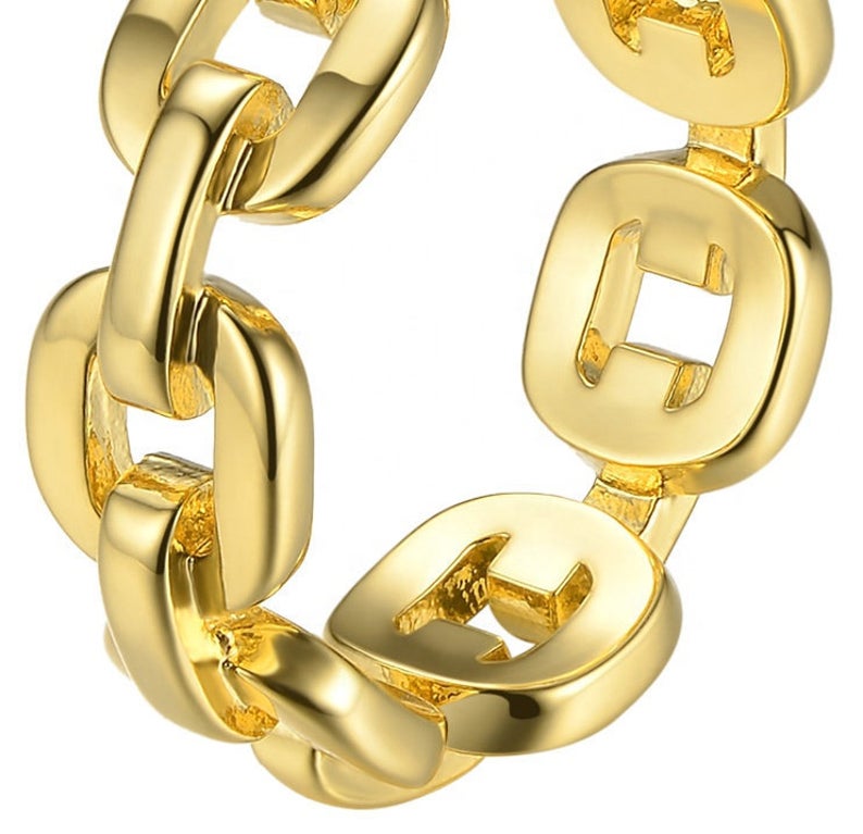  Gold Link Rings