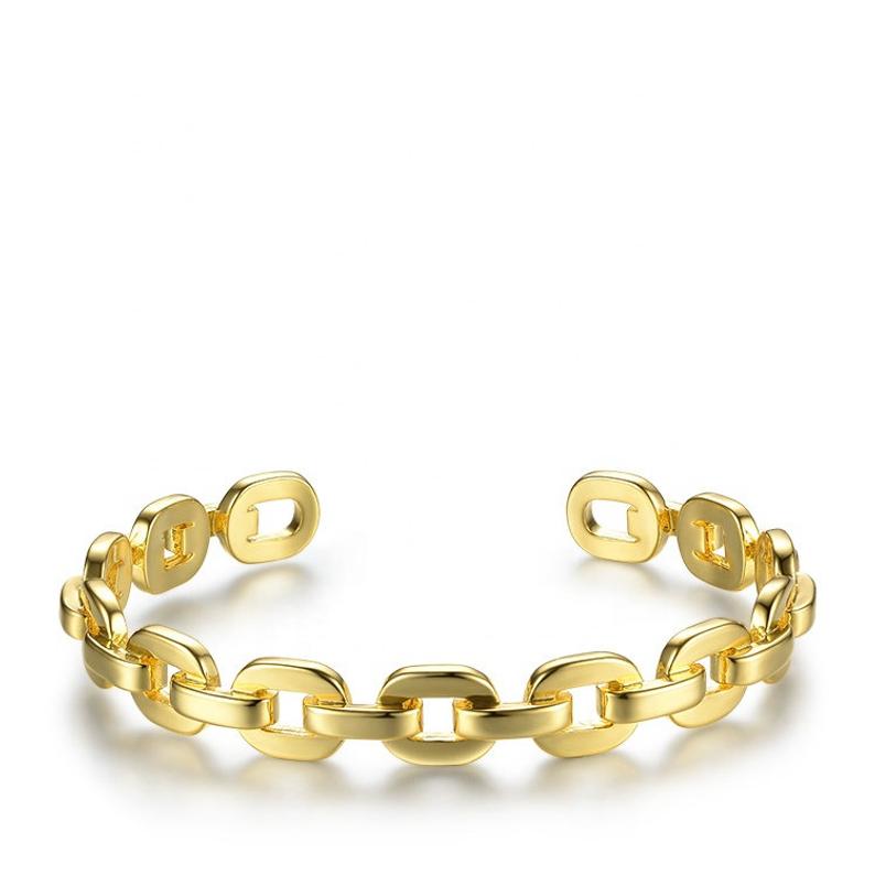 Cuff bracelet gold filled 