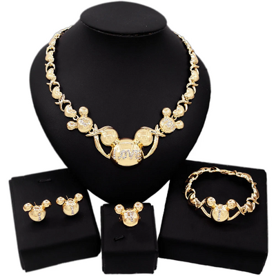 18k Gold Xo Jewelry Set