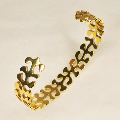 Gold filled leaf bracelet 