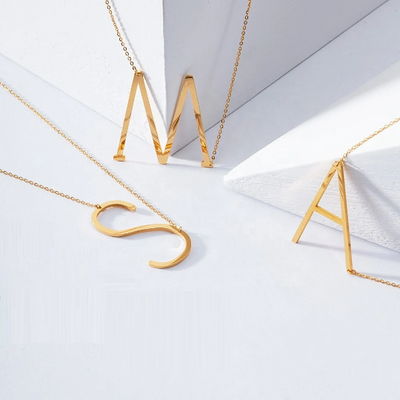 Order Now Best quality Gold Initial Necklace