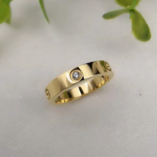 18K Gold-Filled Band Ring