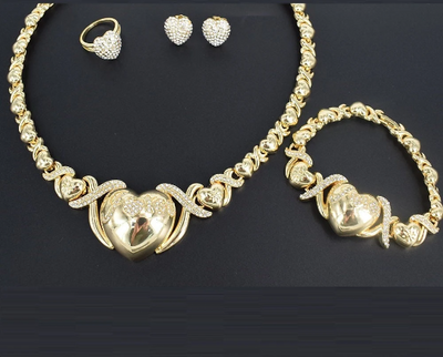 Xo Heart Jewelry Set