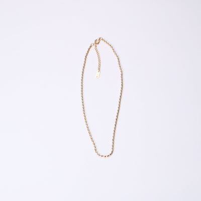 18K Gold-Filled Oval Bead Necklace