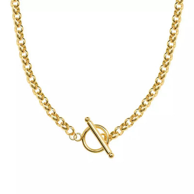 18K Gold-Filled Toggle Clasp Necklace