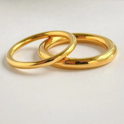 18K Gold Filled Band Ring
