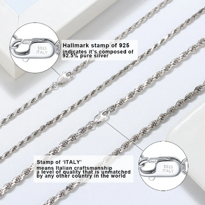 Diamond-Cut Rope Necklace