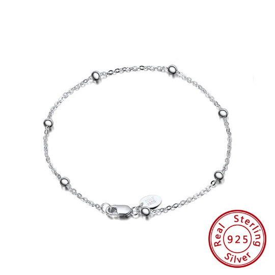 925Sterling Silver Cable Chain Bracelet